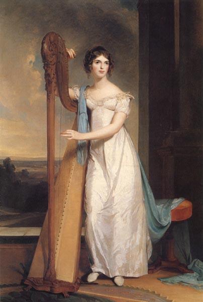  Lady with a Harp:Eliza Ridgely